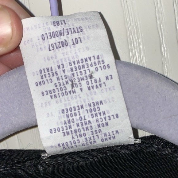 Vintage Women's Blouse vest Long‎ sheer sleeve outstanding floral Black Medium - Picture 9 of 11